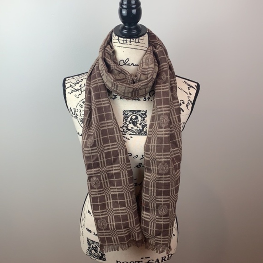 Cashwear Two-Tone Scarf